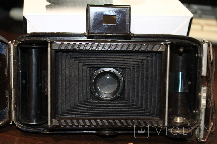 Фотокамера Zeiss Ikon Nettar II 511/2 Simplex(бакелит)., фото №11