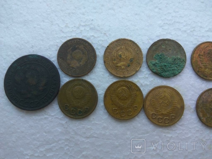 13 монет 1 копейка без поторов, фото №9