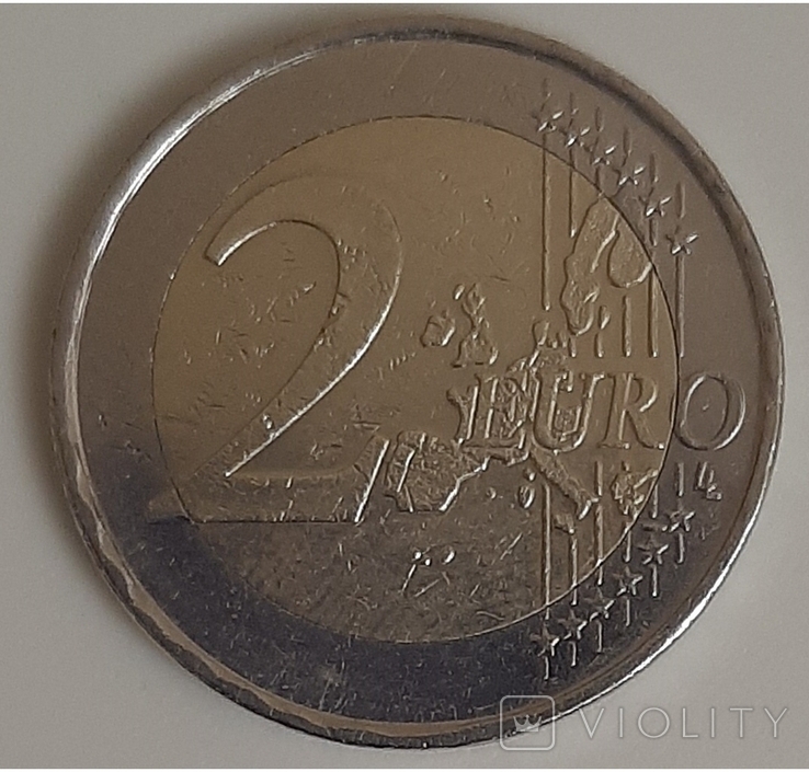 2 евро Германия 2002 D, фото №2