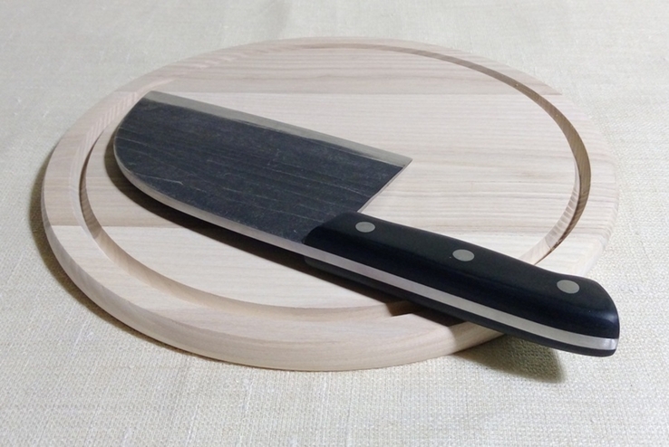 Сербский кованый нож 17.2 см с ножнами из натуральной кожи, фото №6
