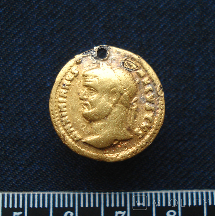 Подражание ауреусу императора Максимиана Геркулия, photo number 3