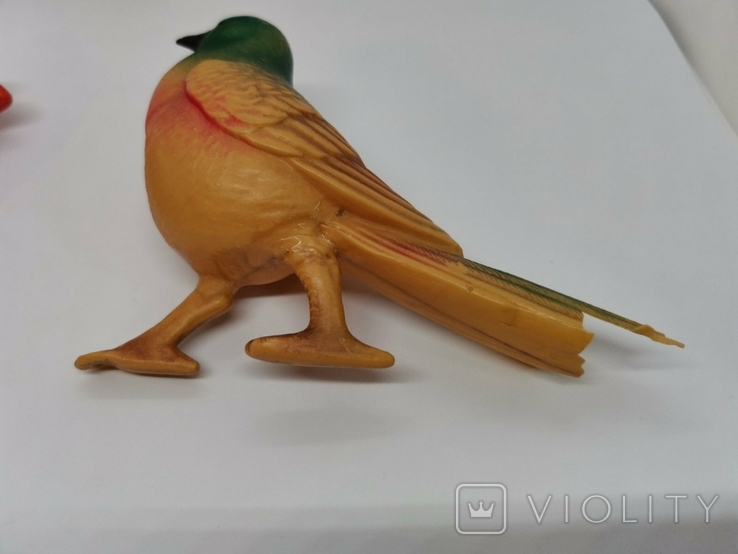 Целулоїд + СРСР іграшки в пісочниці папуга півник іволга один лот, фото №4