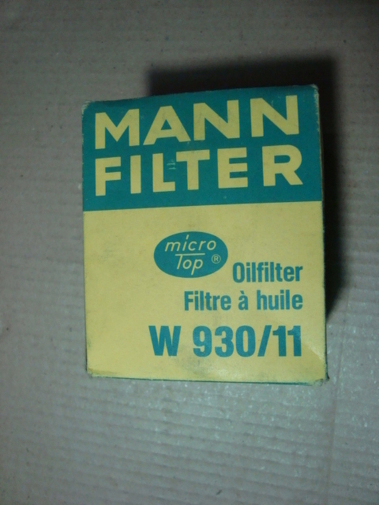 MANN-FILTER W 930/11 Масляный фильтр FORD, photo number 3