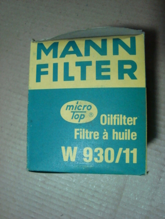 MANN-FILTER W 930/11 Масляный фильтр FORD, фото №4