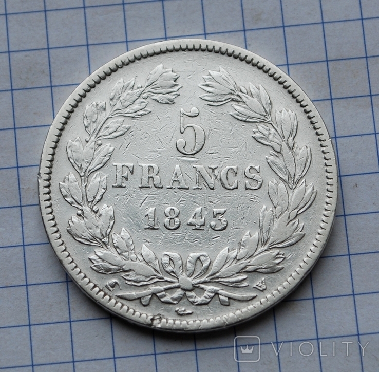 5 франков 1843 г., фото №5