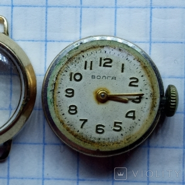Золотые часы"Волга" 750пр. 5385 номер 1965г., фото №10