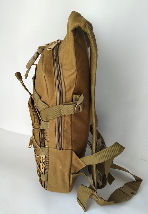 Тактический (городской) рюкзак Tactic Oxford 600D с системой M.O.L.L.E Coyote, фото №5