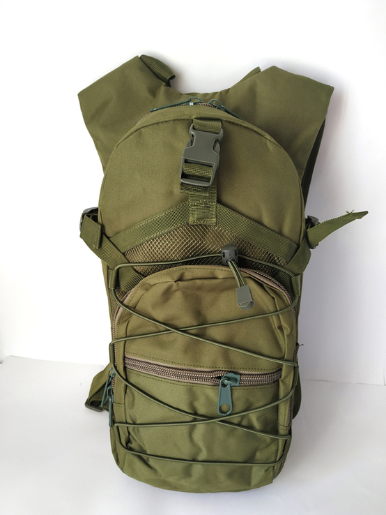 Тактический (городской) рюкзак Tactic Oxford 600D с системой M.O.L.L.E Олива, фото №3