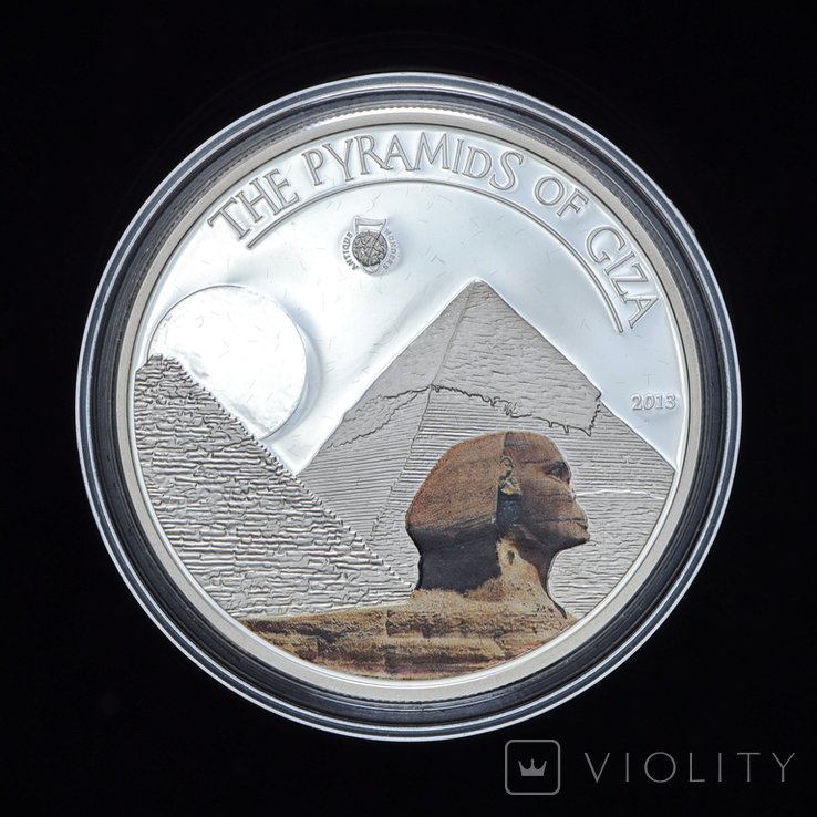 5 Долларов 2013 Семь Чудес Света - Пирамиды, Палау