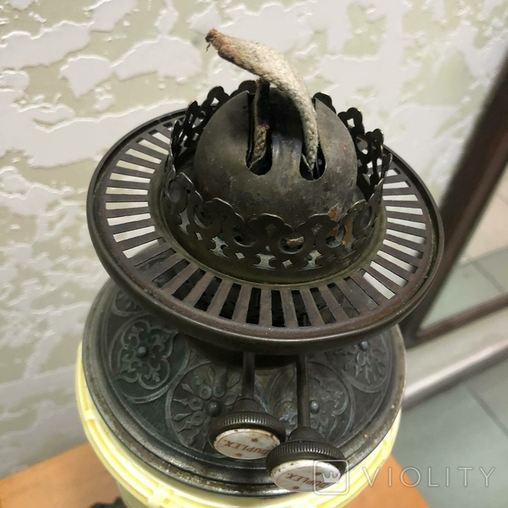 Старинная керосиновая лампа, фото №7