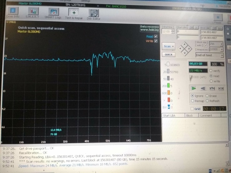 Винчестер Maxtor 80GB №1, фото №5