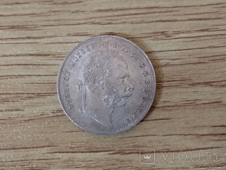 Монета 1форинт 1879г