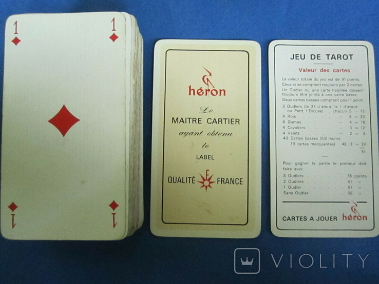 Cartes à Jouer Héron — The World of Playing Cards