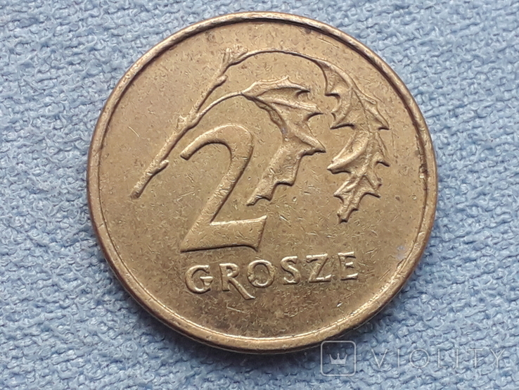 Польша 2 гроша 1999 года, фото №2
