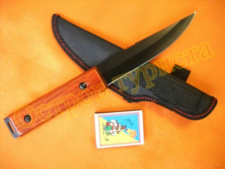 Нож туристический Columbia 245 с чехлом, фото №3