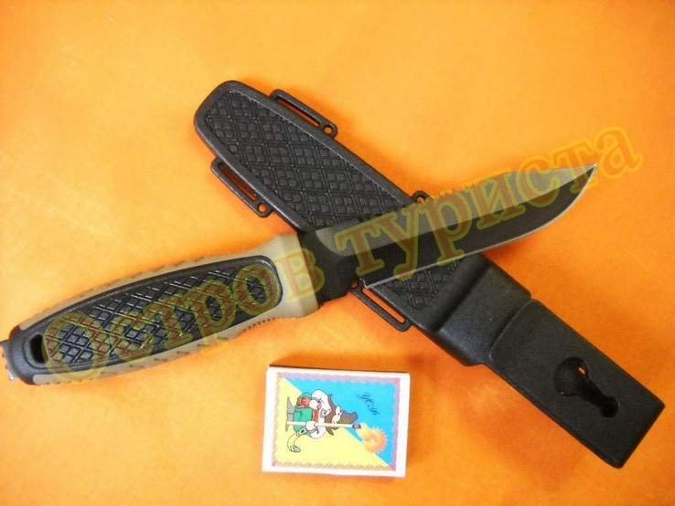 Нож туристический для дайвинга GERBFR 1538E стропорез бита серрейтор, фото №3