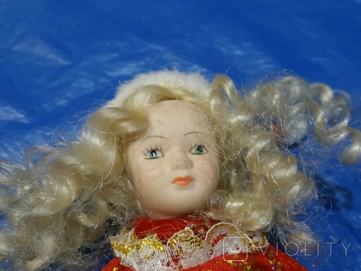 Кукла-Снегурочка фарфоровая, фото №6
