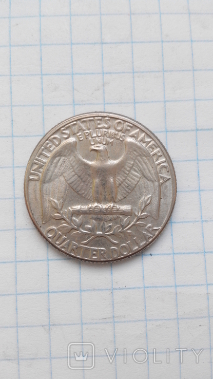 1/4 доллара США 1966 год.