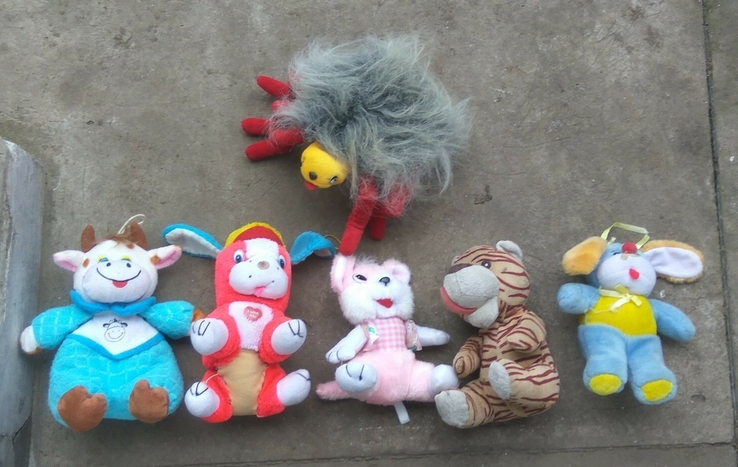Мякі іграшки 6 шт, photo number 2