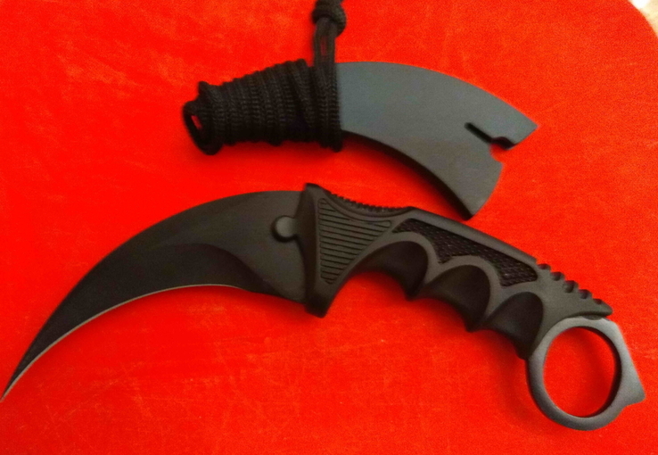 Нож тактический-черный коготь (karambit). Блиц., фото №9