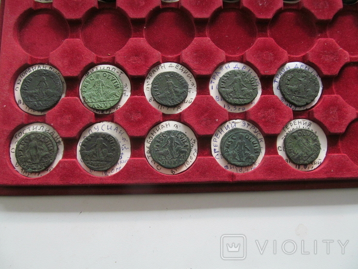 Підбірка античних монет Риму - провінція Вімінакій., фото №4