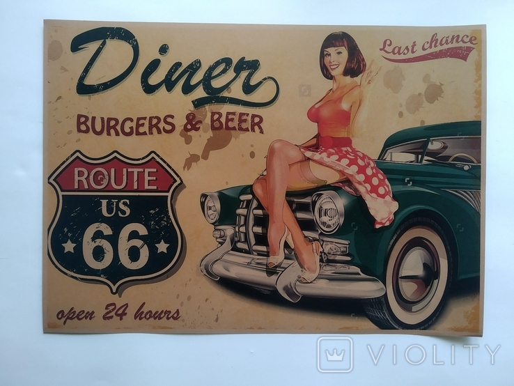  Постер  Pin-Up "Diner", фото №2
