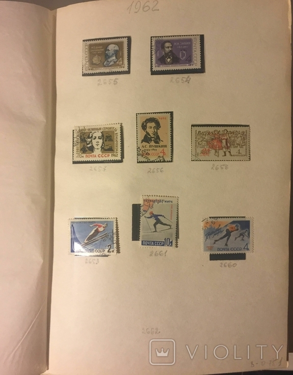 Альбом марок СРСР 1962-65 в клеммташі (546 м. + 6 бл.), фото №2