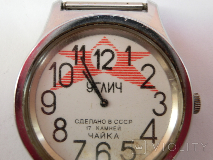 Часы УГЛИЧ Чайка СССР, фото №7