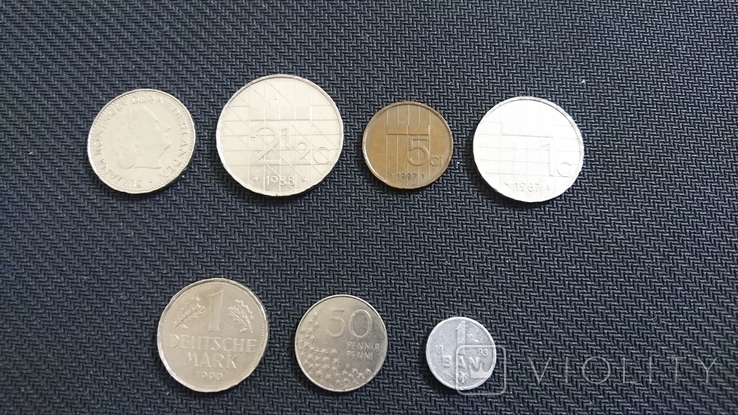 Монеты Нидерландов и бонус Германия, Финляндия, Молдавия одним лотам., фото №2