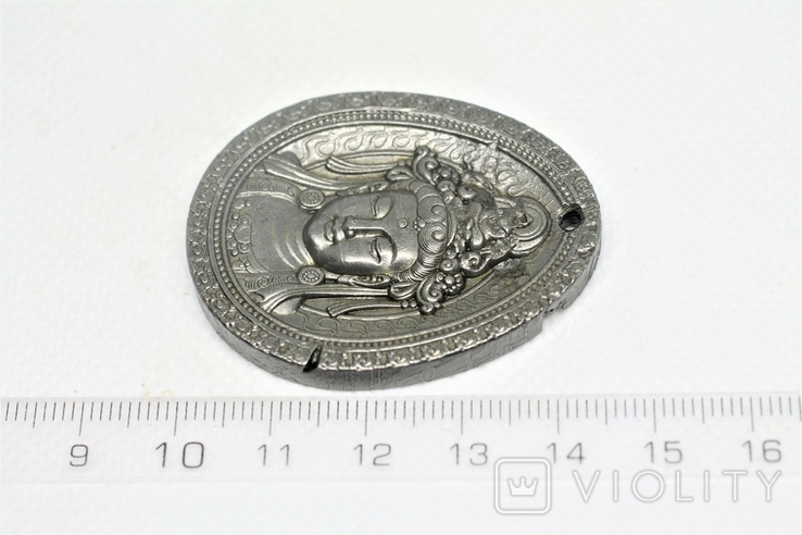 Кулон "Гуаньїнь" із залізного метеорита Aletai, 40,6 грам, із сертифікатом автентичності, фото №4