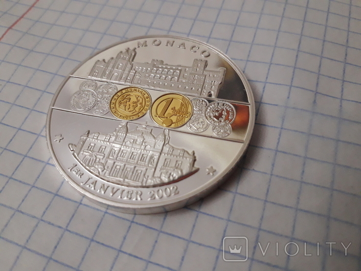 1 евро монако 2002 год, фото №7