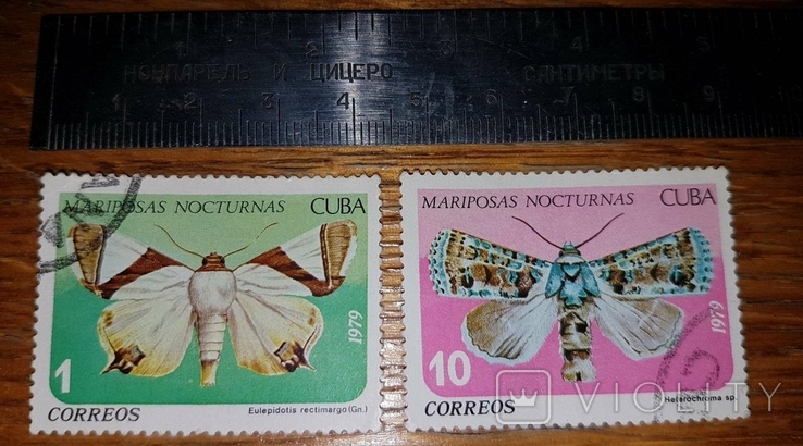 Марки 2 штуки Correos Cuba, фото №2