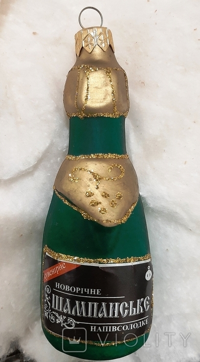 Бутылка Шампанского Новорічне шампанське ігристе, фото №2