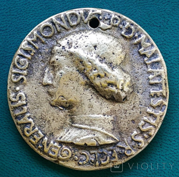 Римская империя.ИТАЛИЯ Медаль Сигизмонда Малатеста, фото №2