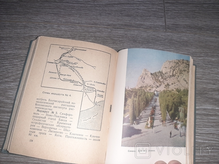 Книга Ялта ЮБК Крым 1962г.   путеводитель, фото №6