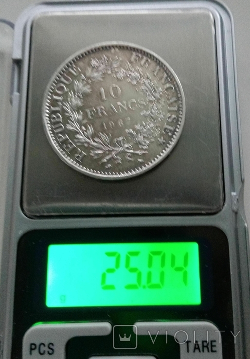 Франция 10 франков 1967 года, фото №5