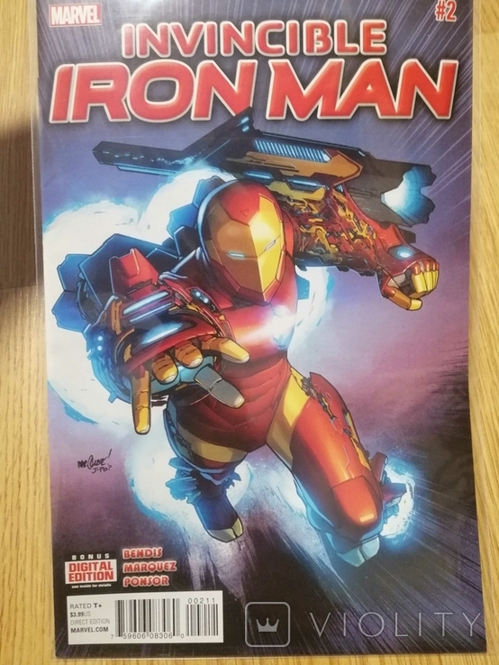 Комикс Invincible Iron Man #1 &amp; #2 (2015), фото №3