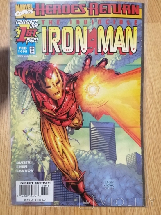 Комикс The Invincible Iron Man #1 (1998)