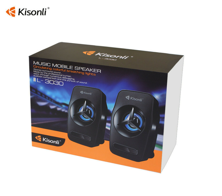 Колонки Kisonli Мощные L-3030 для ПК Сабвуфер USB, photo number 6