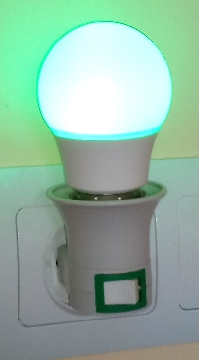 Лампочка разноцветная с пультом ДУ, фото №4