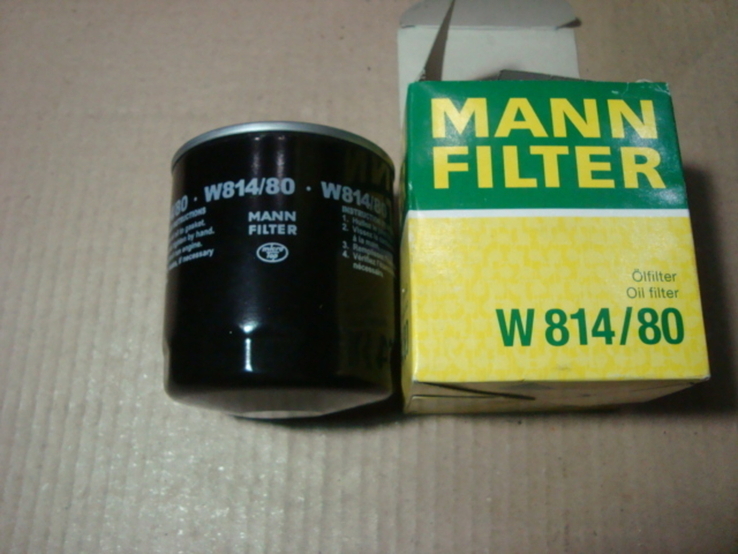 MANN-FILTER W 814/80 Масляный фильтр HYUNDAI ISUZU KIA OPEL ROVER VAUXHALL, фото №2