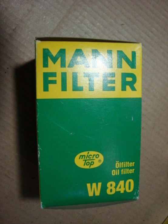 MANN-FILTER W 840 Масляный фильтр CITROEN DAF PEUGEOT, фото №3