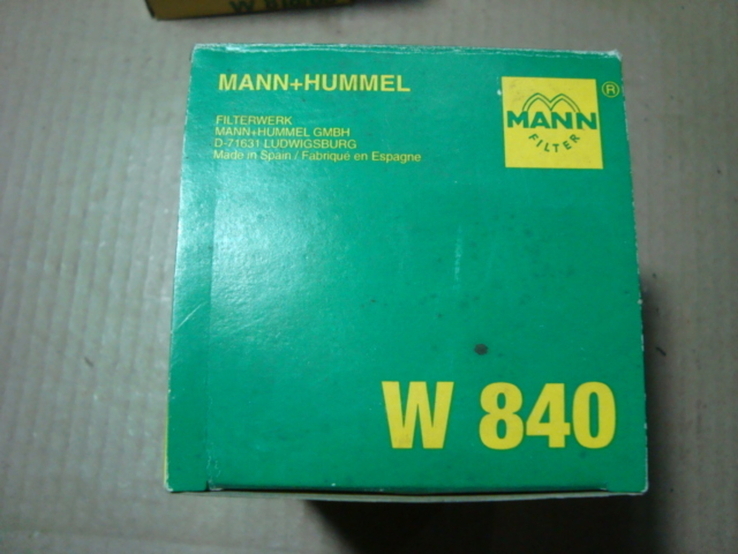 MANN-FILTER W 840 Масляный фильтр CITROEN DAF PEUGEOT, фото №5