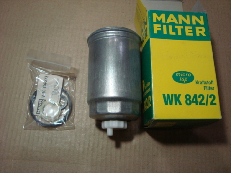 MANN-FILTER WK 842/2 Топливный фильтр все марки, фото №2