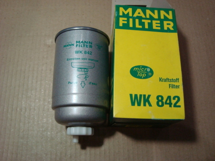 MANN-FILTER WK 842 Топливный фильтр FIAT FORD IVECO LANCIA LAND ROVER RENAULT TRUCKS VOLVO, фото №2