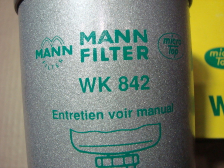 MANN-FILTER WK 842 Топливный фильтр FIAT FORD IVECO LANCIA LAND ROVER RENAULT TRUCKS VOLVO, фото №6