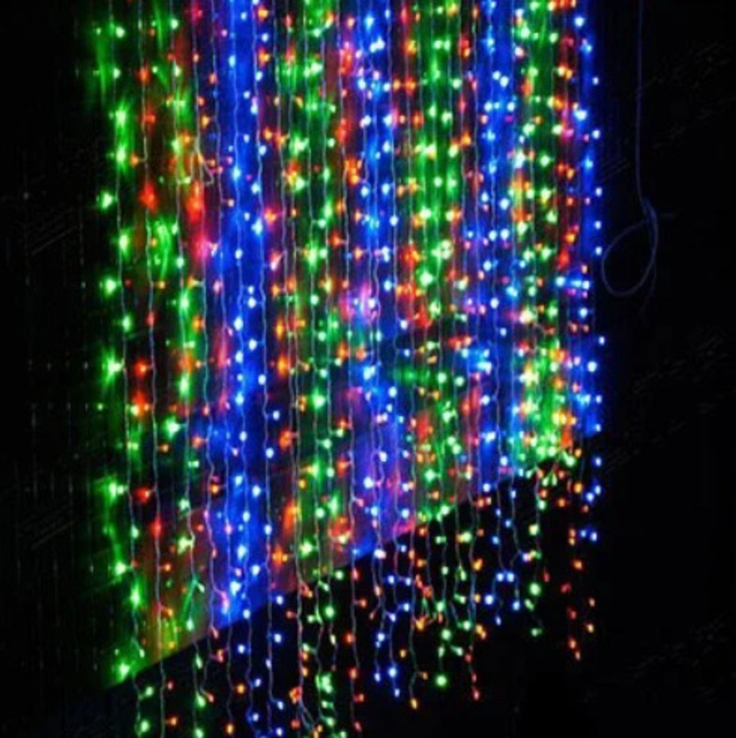 Гирлянда Водопад 240 LED, размер 2х2м Мультицвет RD-080, фото №3