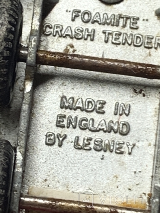 Matchbox Lesney No.63 Foamite Crash Tender 1965-68, фото №8