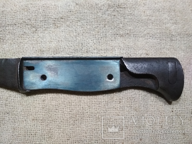 Огнеупорная пластина на штык нож Бучер, фото №2