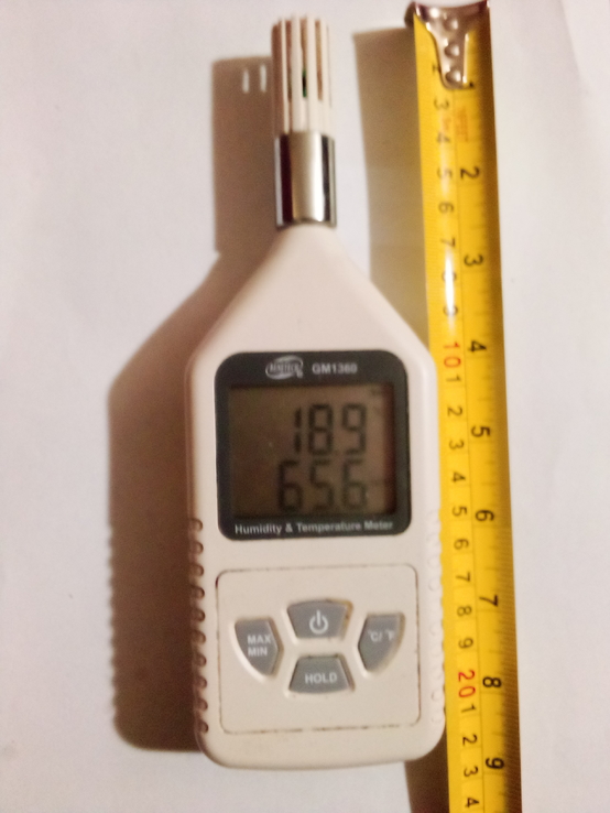 Прибор для измерения точний тем-ры воздуха и атм.давления. Benetech1360, numer zdjęcia 4